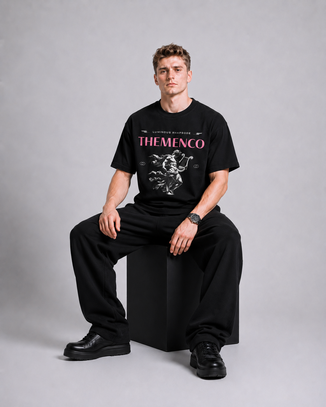 THEMENCO Luminous Black Shirt