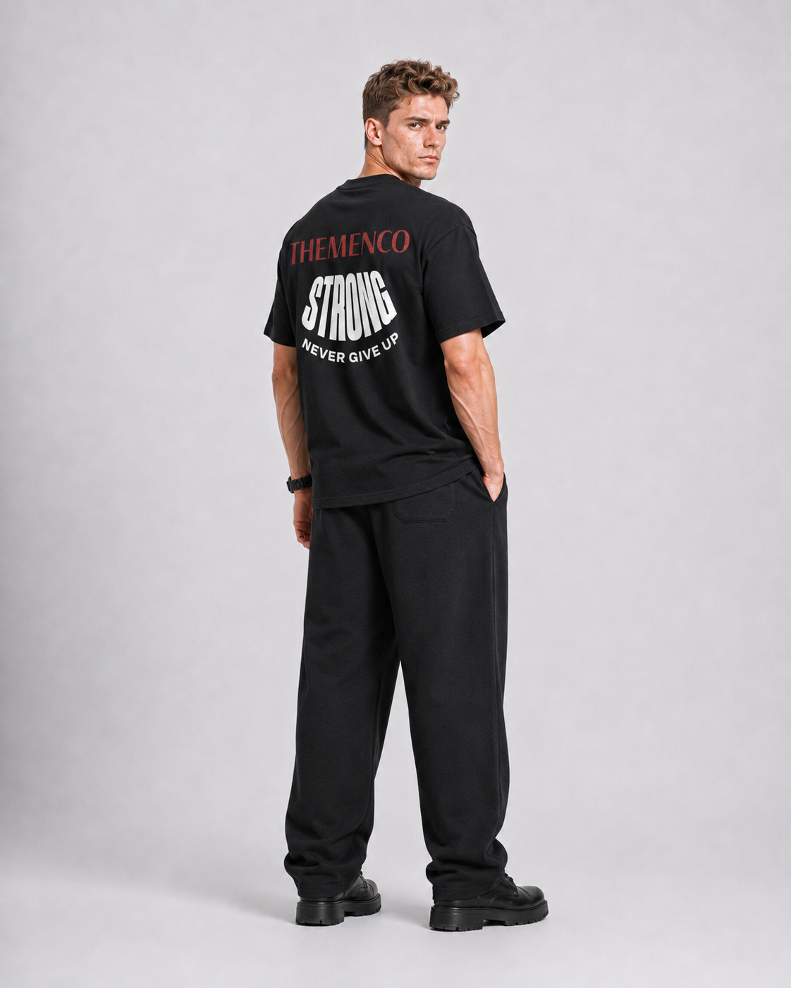 THEMENCO Strong Black Shirt