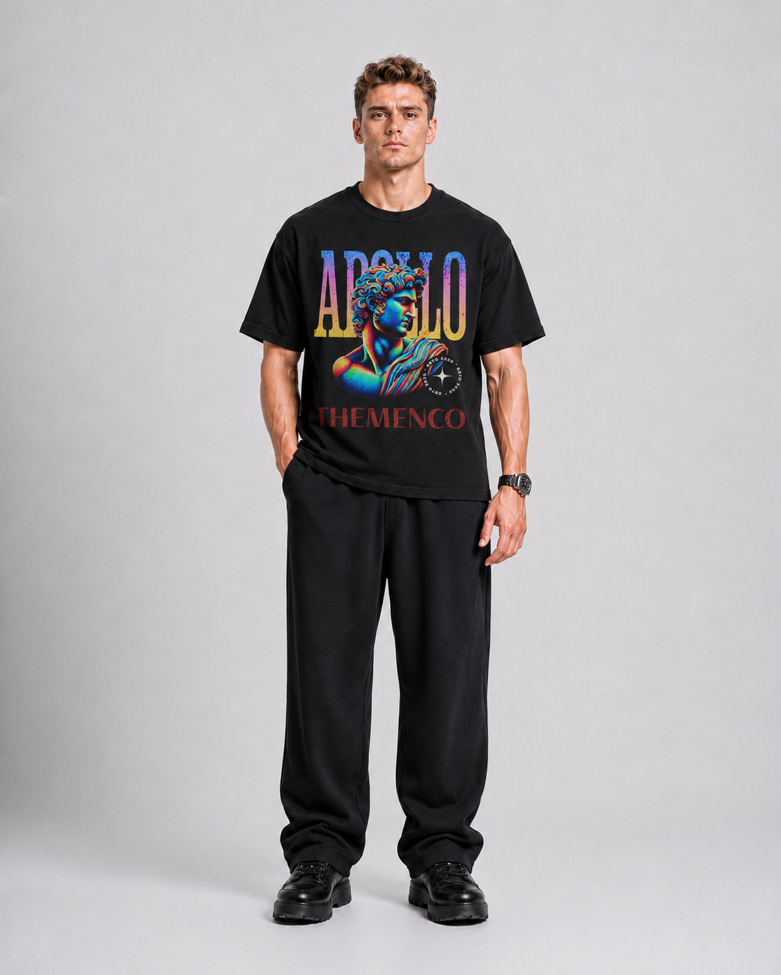 THEMENCO Apollo Black Shirt