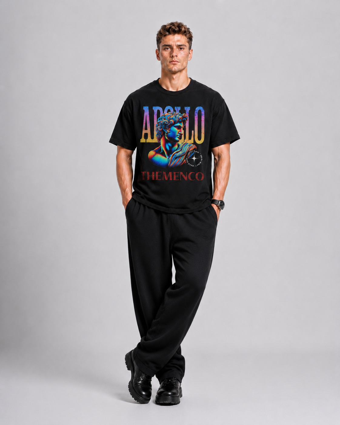 THEMENCO Apollo Black Shirt