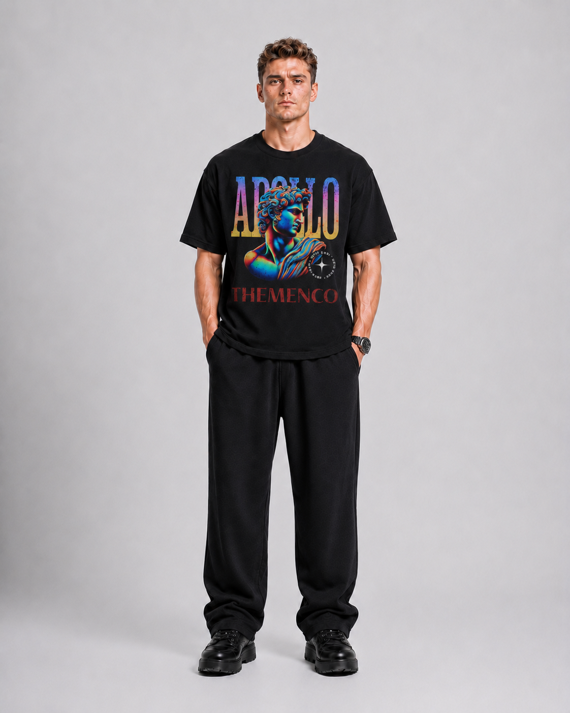 THEMENCO Apollo Black Shirt