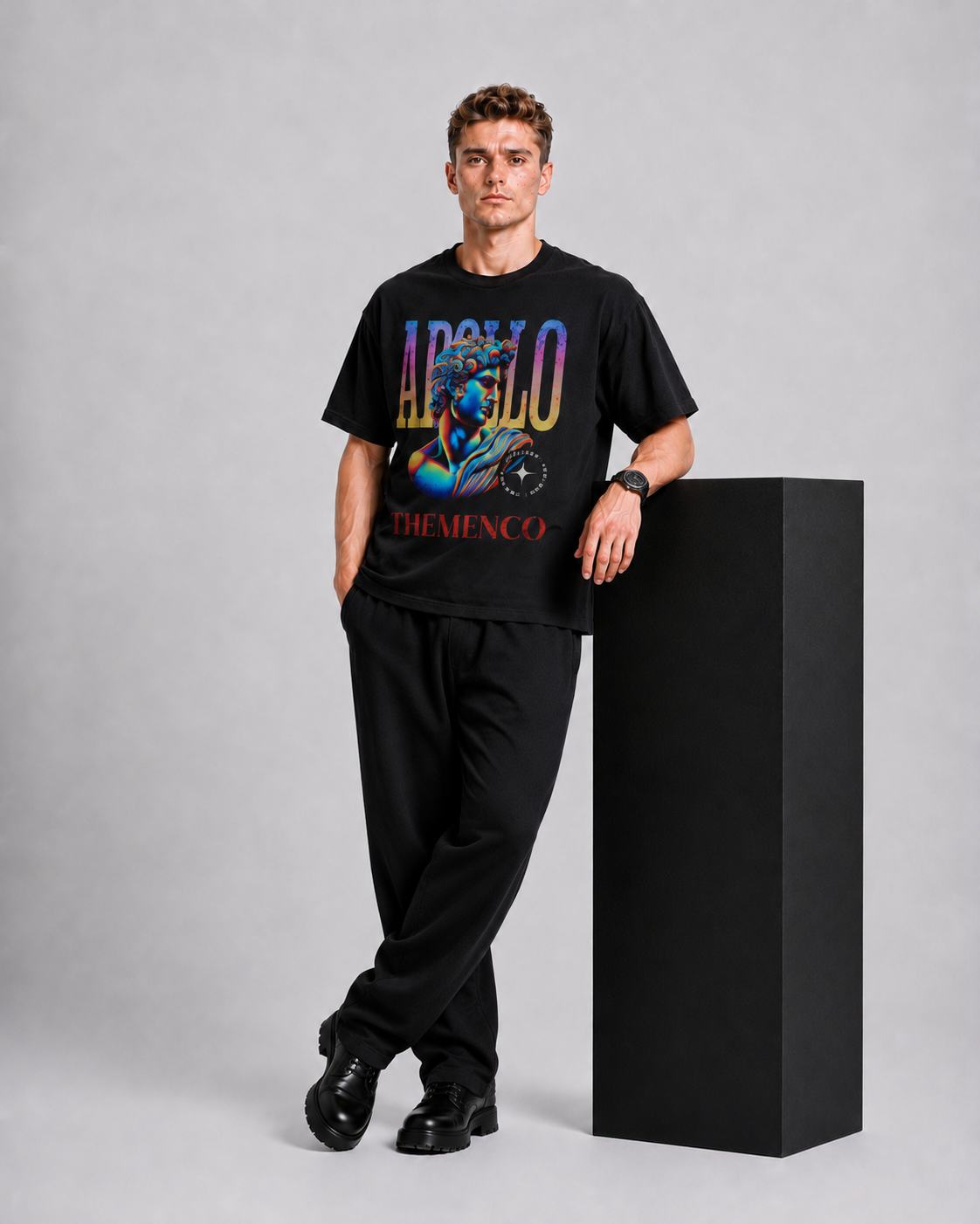 THEMENCO Apollo Black Shirt