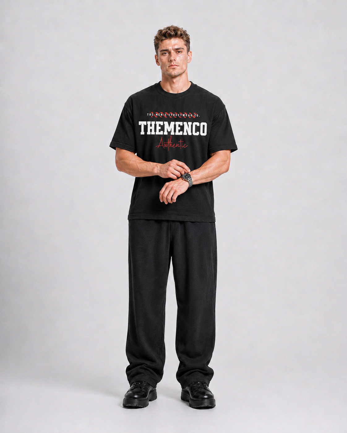 THEMENCO Authentica Black T-Shirt