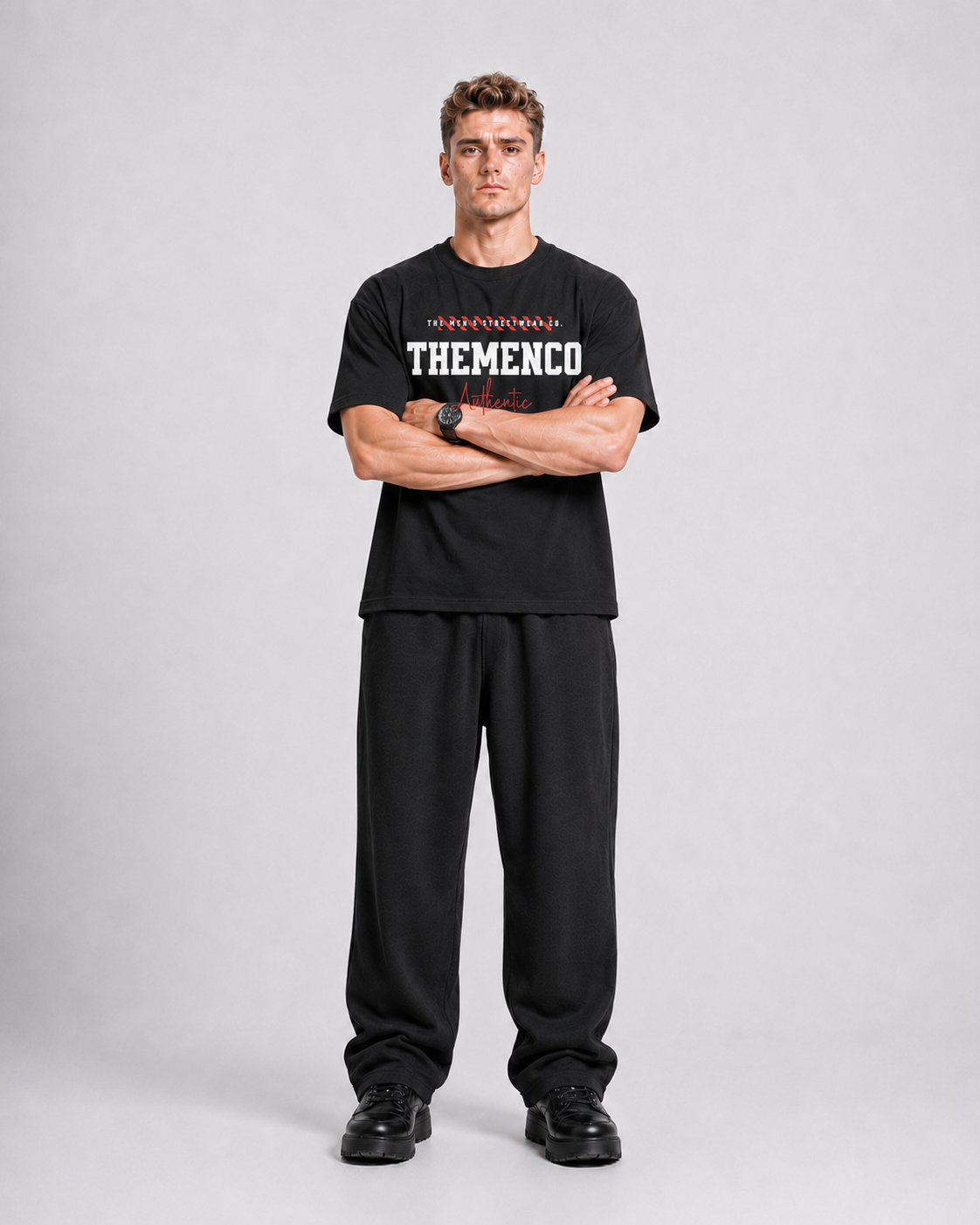 THEMENCO Authentica Black T-Shirt