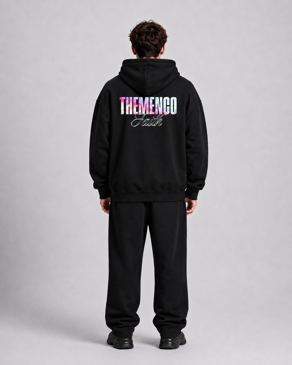 THEMENCO Faith Black Hoodie