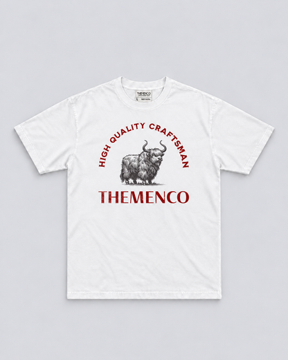 THEMENCO Heritage Yak Men’s White T-Shirt