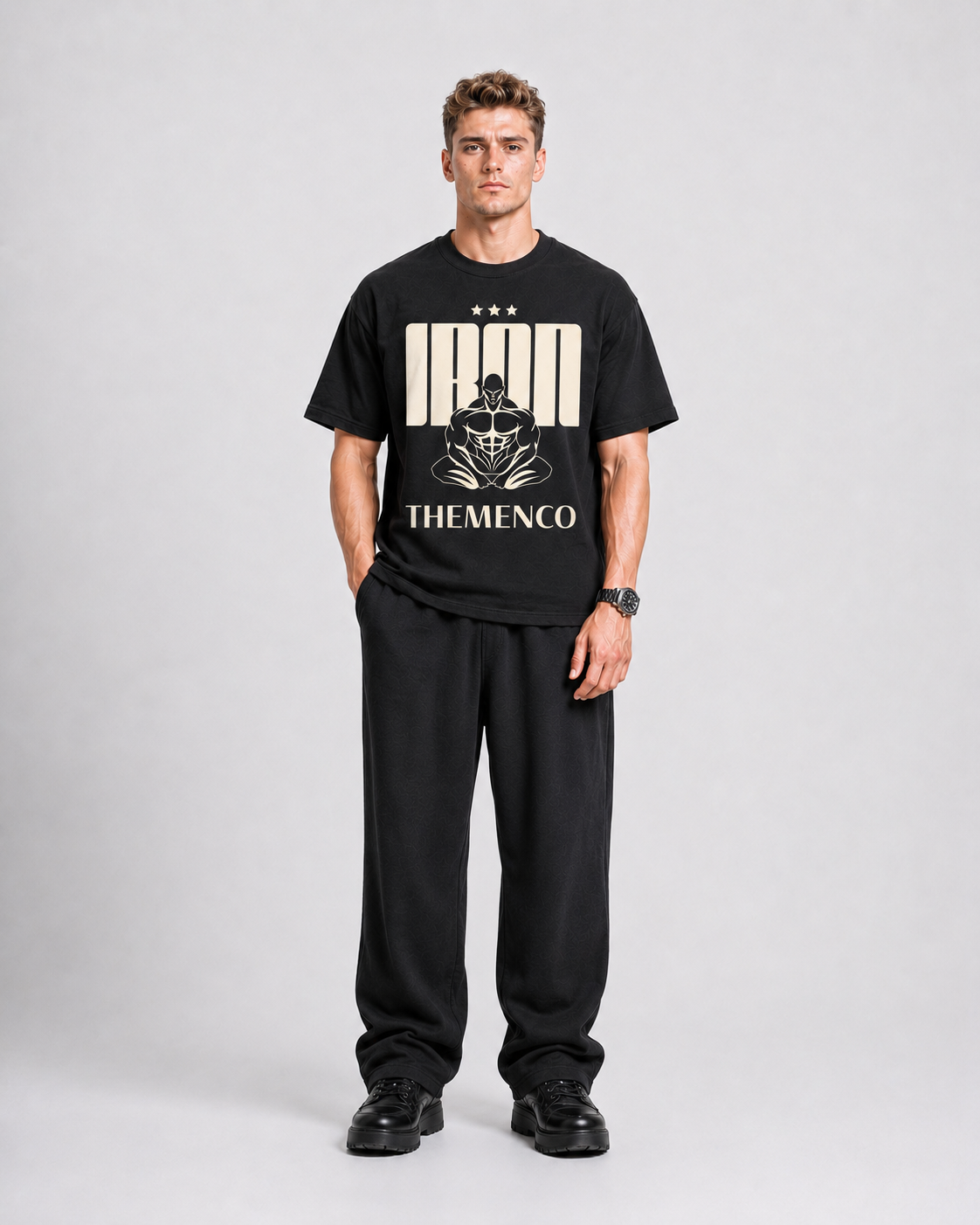 THEMENCO Ironman Black Shirt