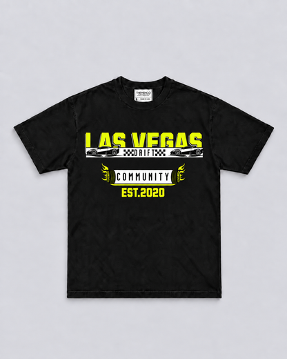 THEMENCO Las Vegas Drift Men’s Black T-Shirt