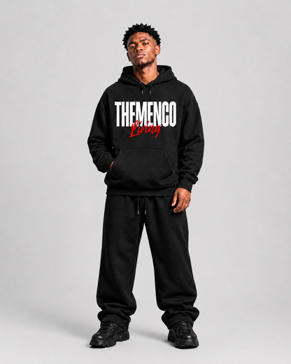 THEMENCO Living Black Hoodie