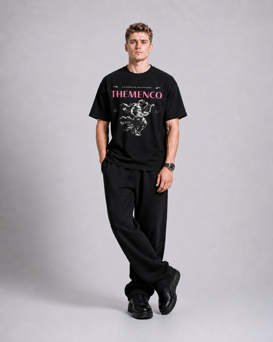 THEMENCO Luminous Black Shirt
