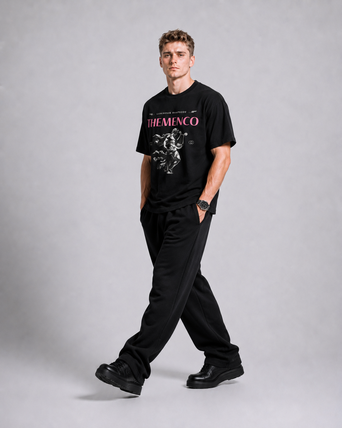 THEMENCO Luminous Black Shirt