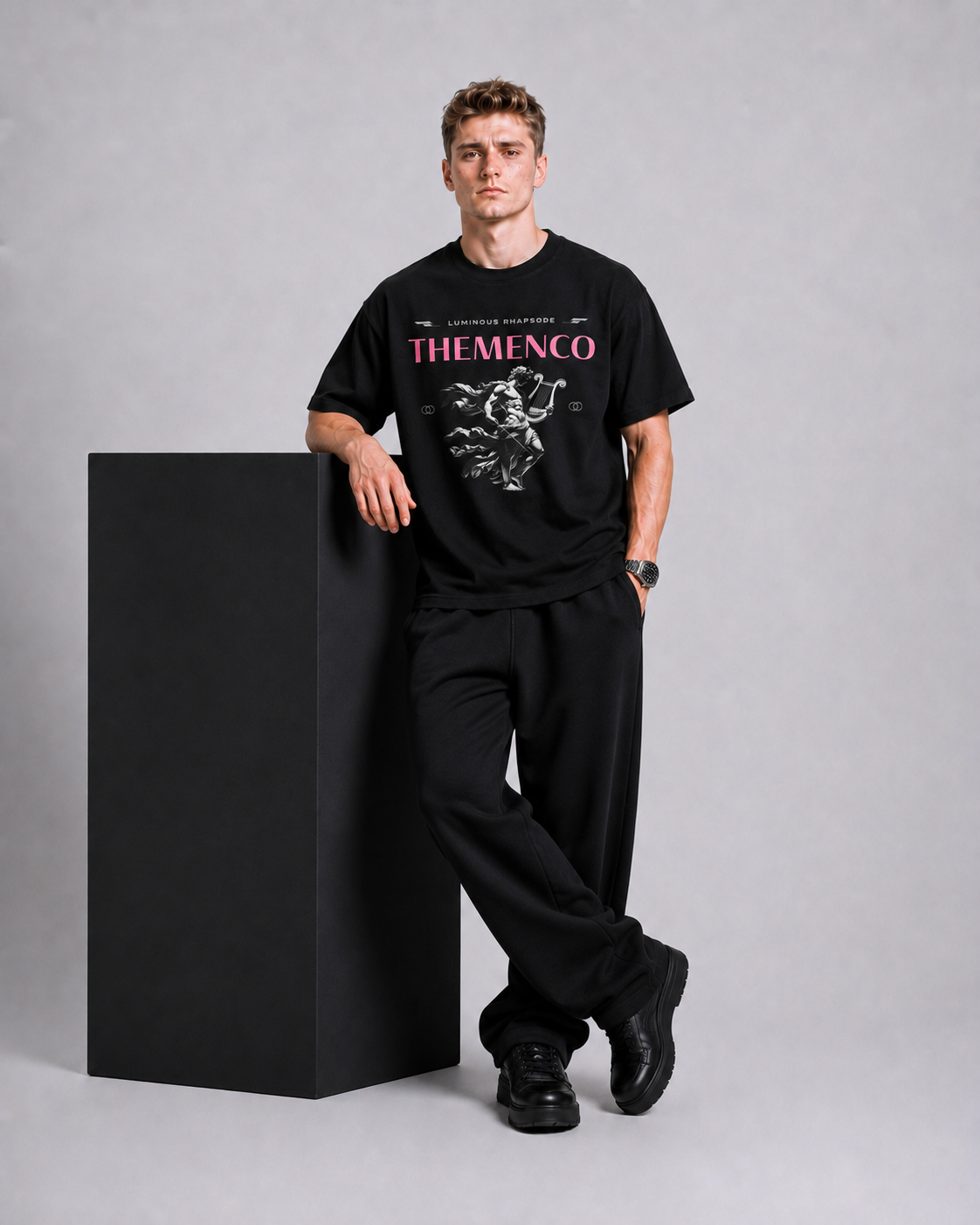 THEMENCO Luminous Black Shirt