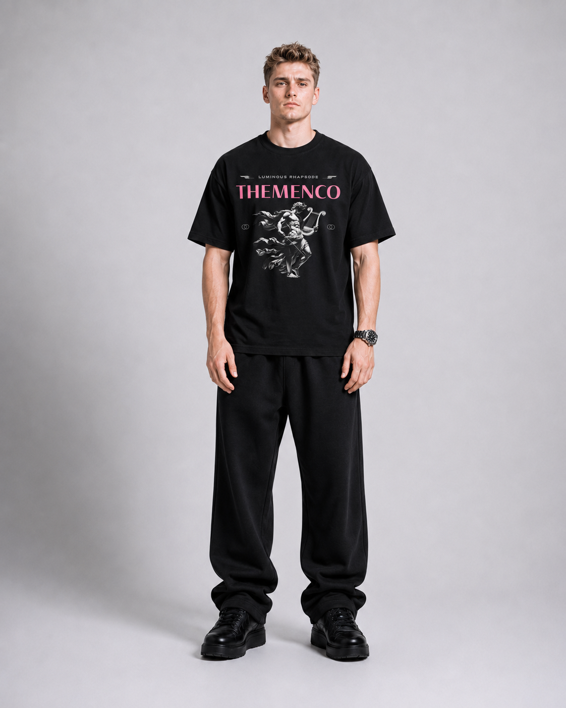 THEMENCO Luminous Black Shirt