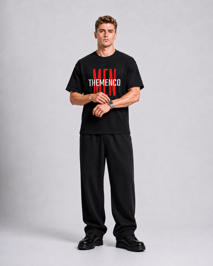 THEMENCO Men Black Shirt