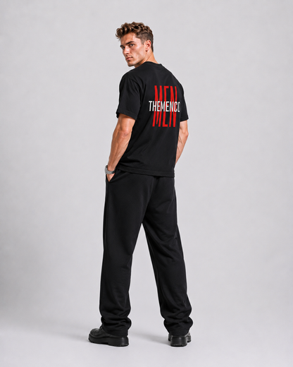 THEMENCO Men Black Shirt