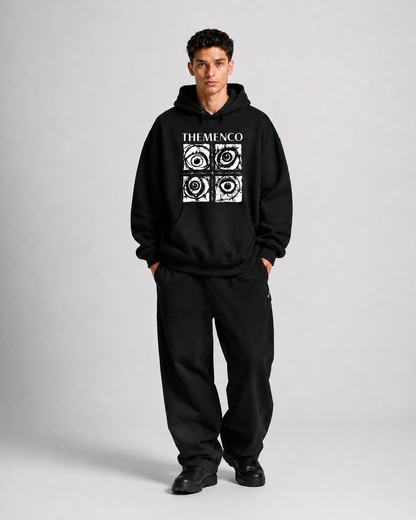 THEMENCO Obsession Black Hoodie
