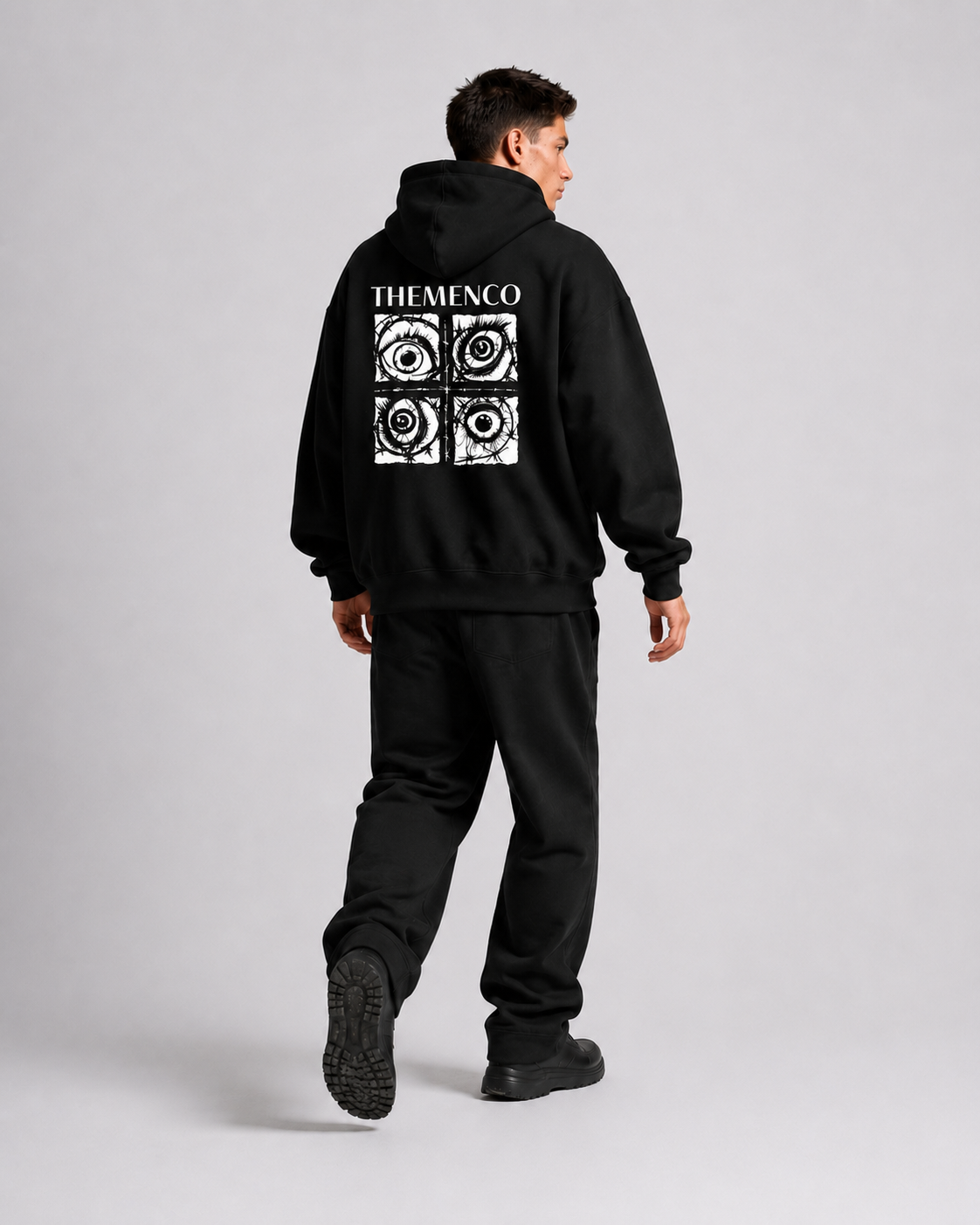 THEMENCO Obsession Black Hoodie
