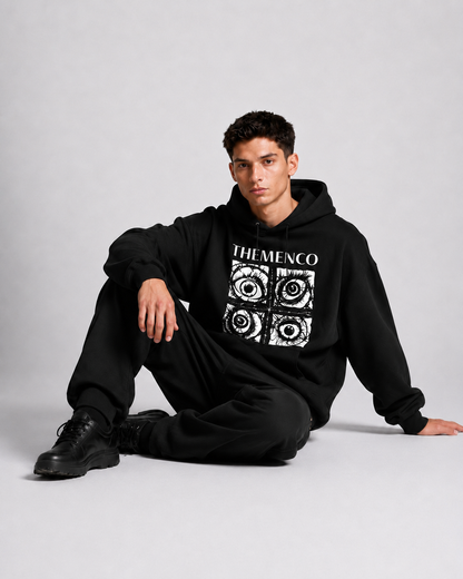 THEMENCO Obsession Black Hoodie