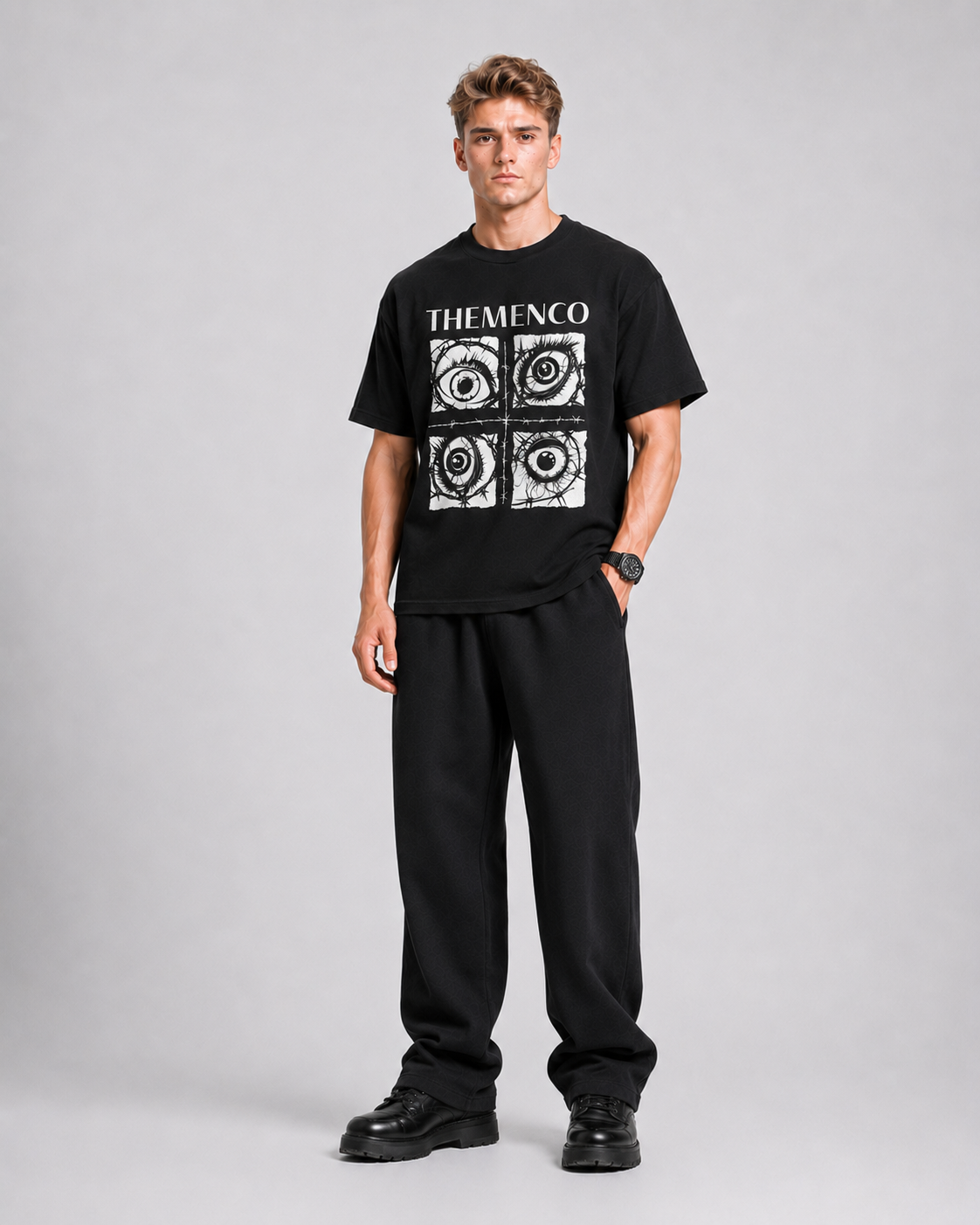 THEMENCO Obsession Black Shirt