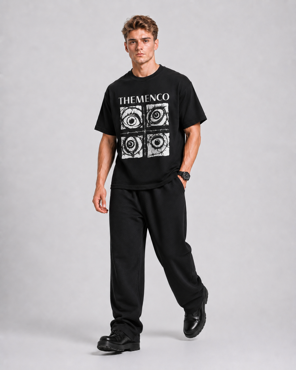 THEMENCO Obsession Black Shirt