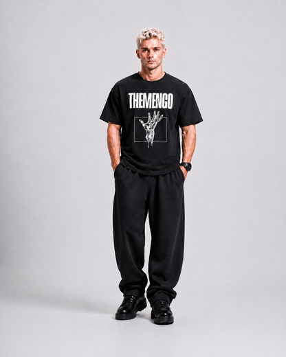 THEMENCO Platinum Hand Black Shirt