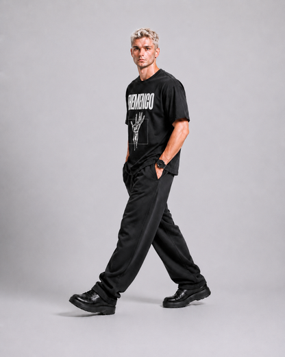 THEMENCO Platinum Hand Black Shirt
