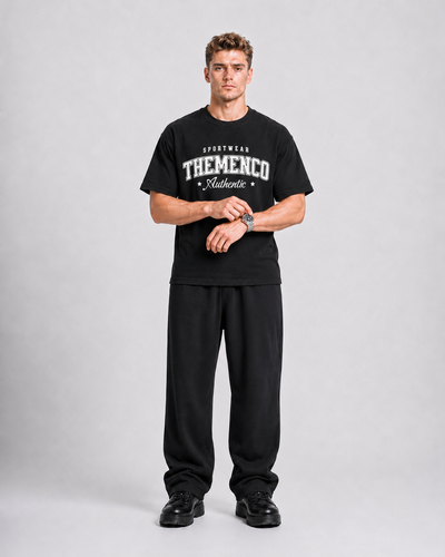 THEMENCO Sportwear Black Shirt