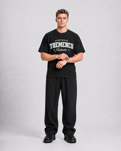 THEMENCO Sportwear Black Shirt