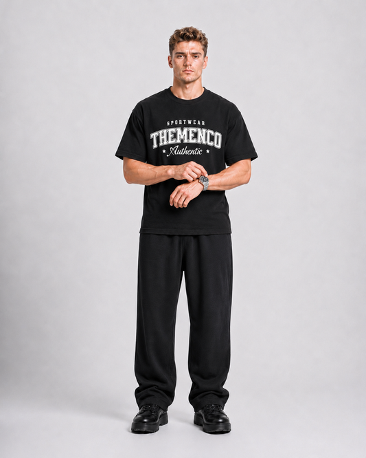 THEMENCO Sportwear Black Shirt