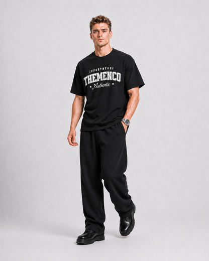 THEMENCO Sportwear Black Shirt
