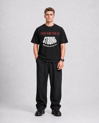 THEMENCO Strong Black Shirt