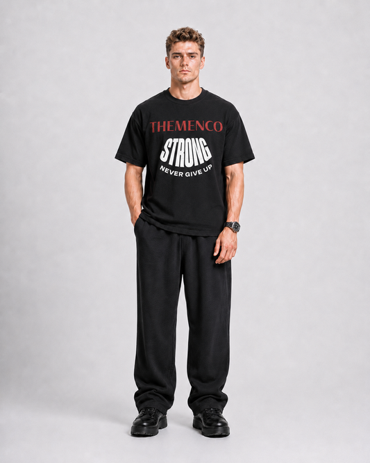 THEMENCO Strong Black Shirt