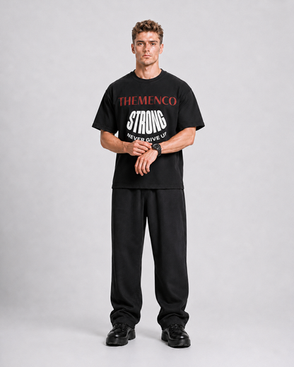 THEMENCO Strong Black Shirt