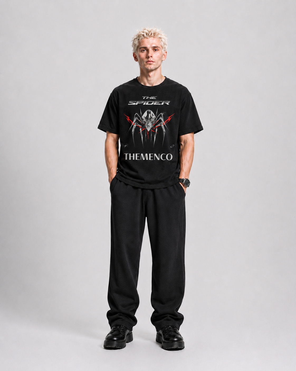 THEMENCO The Spider Black Shirt