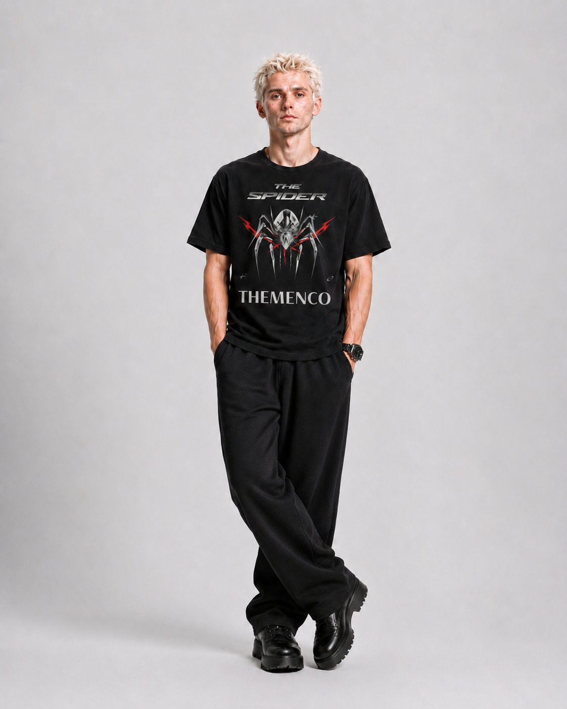 THEMENCO The Spider Black Shirt