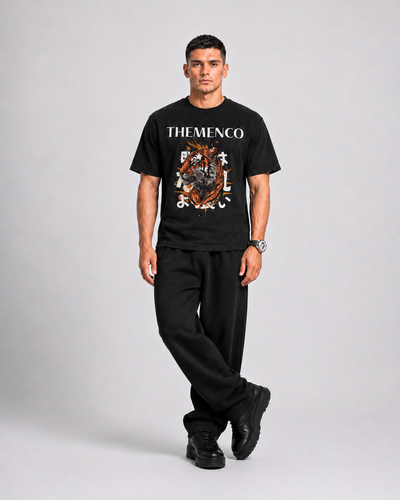 THEMENCO Tiger Black Shirt