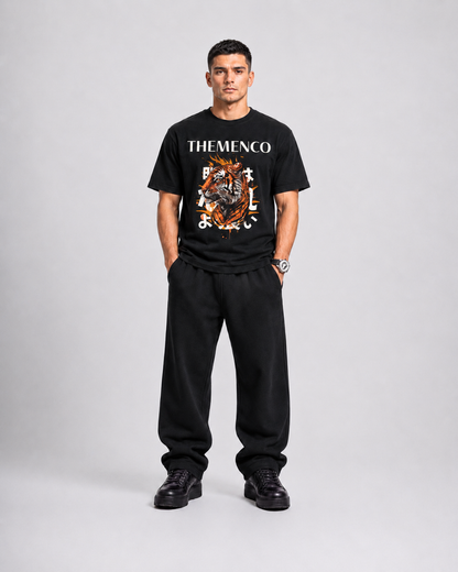 THEMENCO Tiger Black Shirt