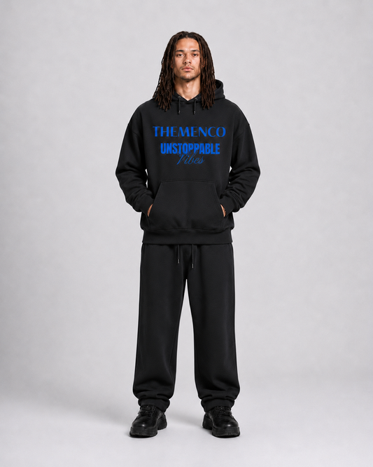 THEMENCO Unstoppable Black Hoodie