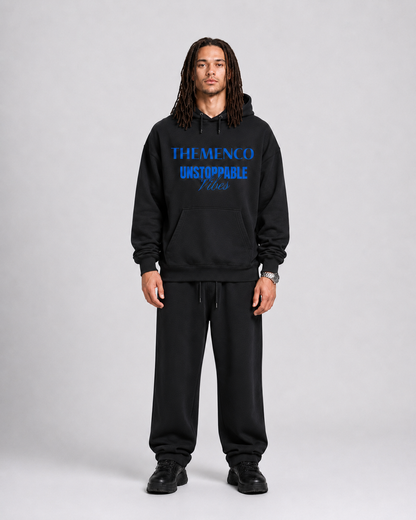 THEMENCO Unstoppable Black Hoodie