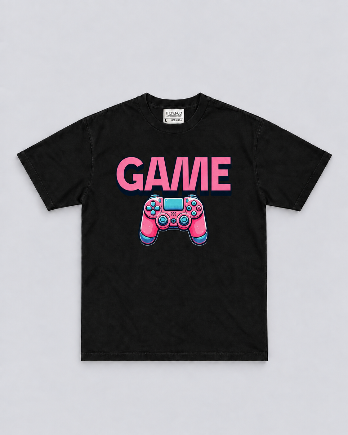THEMENCO Neon Game Mode Men’s T-Shirt